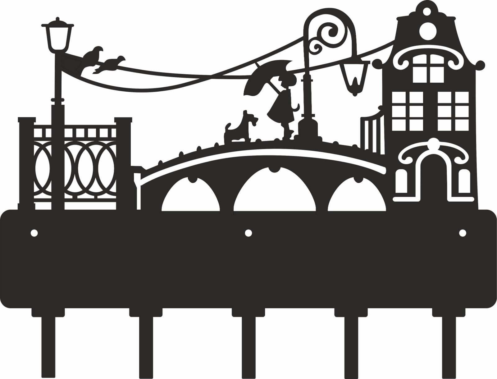 Ключница "Мост" (290*205)